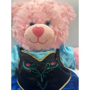 Build-a-Bear Pink Bear Lovely Stuffie Elsa Dress Frozen Disney Dress-up